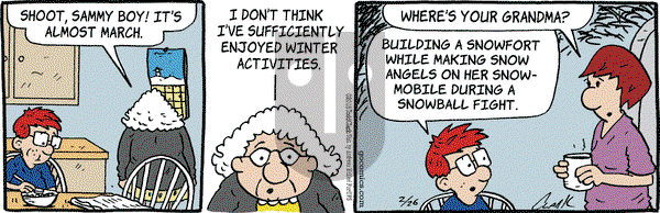 Lola on Monday February 26, 2018 Comic Strip