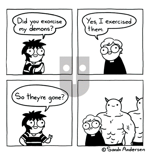 Sarah's Scribbles on Saturday October 7, 2023 Comic Strip