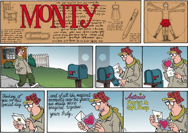 Monty on Sunday February 14, 2016 Comic Strip