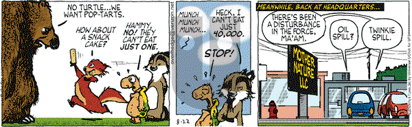 Over the Hedge on Wednesday August 22, 2012 Comic Strip