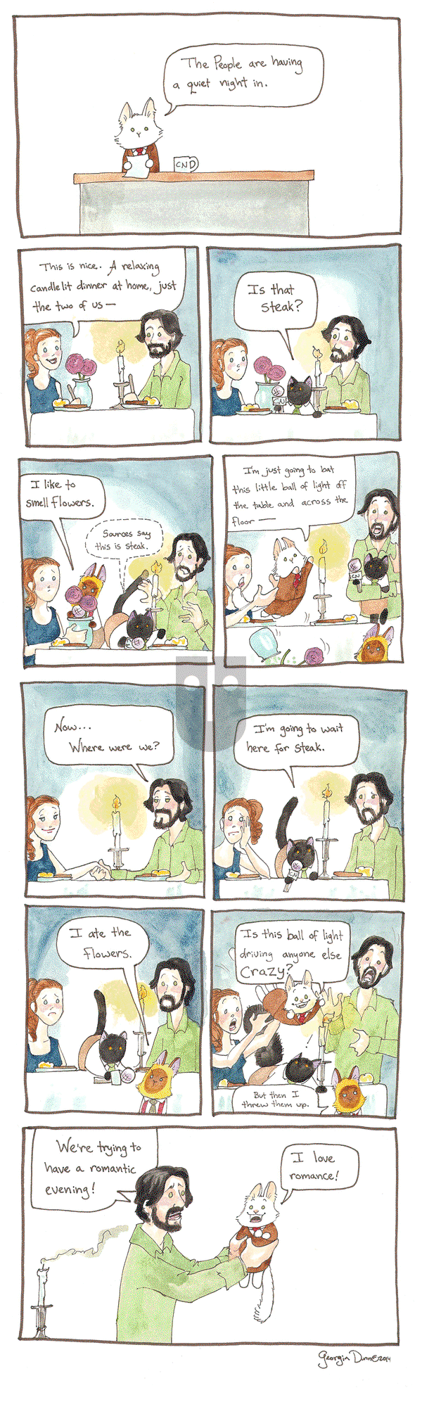 Breaking Cat News on Monday May 18, 2015 Comic Strip