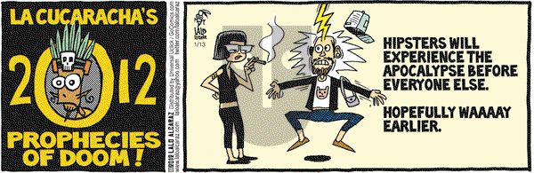La Cucaracha on Friday January 13, 2012 Comic Strip