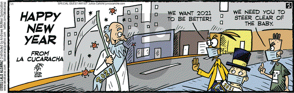 La Cucaracha on Friday January 1, 2021 Comic Strip