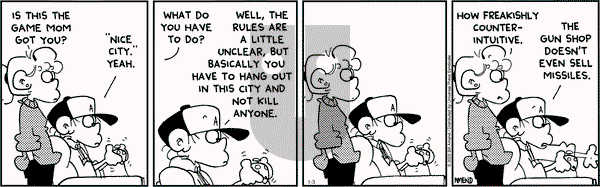 FoxTrot on Tuesday January 3, 2006 Comic Strip