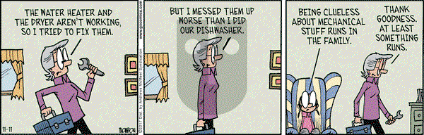 Grand Avenue on Saturday November 11, 2017 Comic Strip