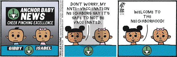 La Cucaracha on Thursday February 19, 2015 Comic Strip