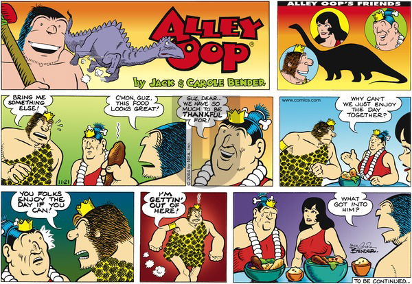 Alley Oop on Sunday November 21, 2004 Comic Strip