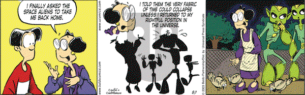 Baldo on Thursday May 1, 2003 Comic Strip