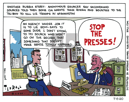Ted Rall on Monday July 6, 2020 Comic Strip