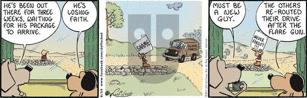 DeFlocked on Thursday June 14, 2012 Comic Strip