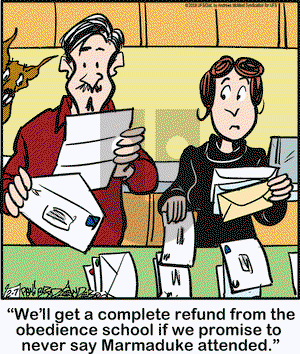 Marmaduke on Wednesday February 7, 2018 Comic Strip
