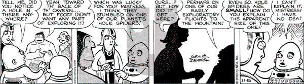 Alley Oop on Saturday November 18, 2000 Comic Strip