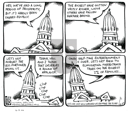 Tom Toles on Friday June 9, 2000 Comic Strip