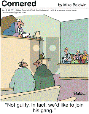 Cornered on Thursday September 15, 2011 Comic Strip