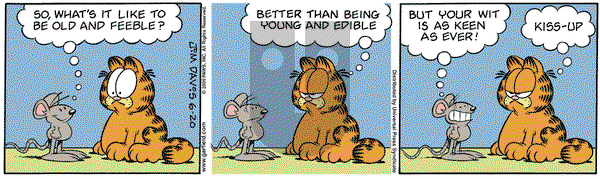 Garfield on Saturday June 20, 2009 Comic Strip