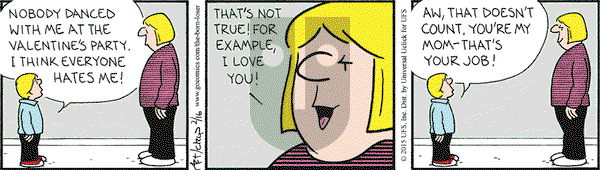 The Born Loser on Monday February 16, 2015 Comic Strip