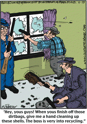 Close to Home on Tuesday November 13, 2018 Comic Strip