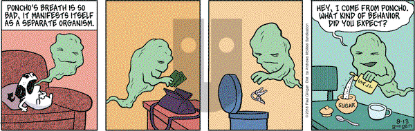 Pooch Cafe on Monday August 13, 2018 Comic Strip