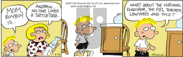 Soup to Nutz - Old on Friday April 29, 2011 Comic Strip