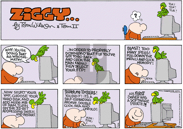 Ziggy - Sunday September 17, 2000 Comic Strip