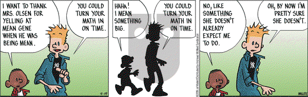 Frazz on Friday April 19, 2019 Comic Strip