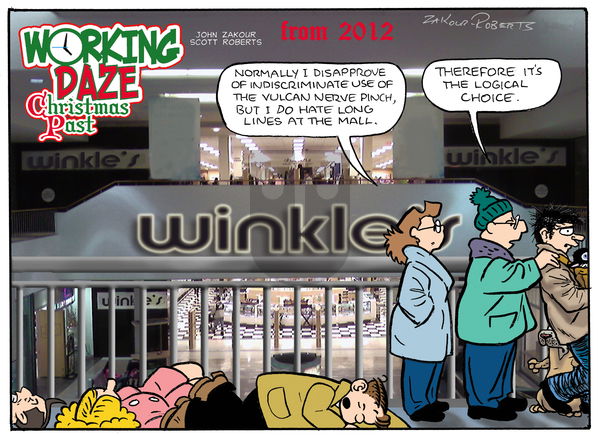 Working Daze on Sunday December 7, 2025 Comic Strip