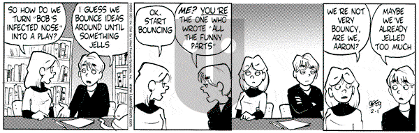 Luann on Saturday February 1, 2003 Comic Strip