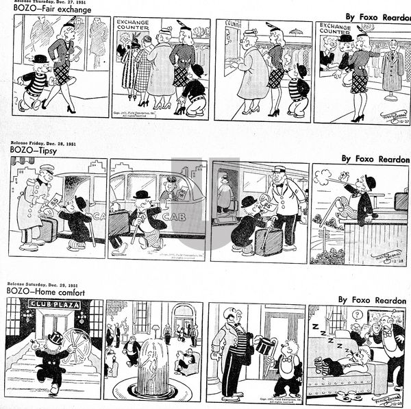 Bozo on Monday January 13, 2025 Comic Strip