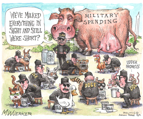 Matt Wuerker on Tuesday May 6, 2025 Comic Strip