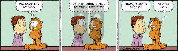 Garfield on Thursday September 22, 2016 Comic Strip