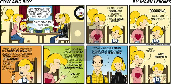 Cow and Boy Classics on Sunday June 4, 2006 Comic Strip