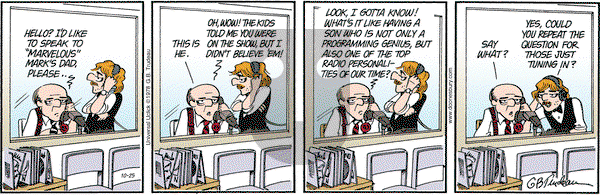 Doonesbury on Saturday October 25, 2014 Comic Strip