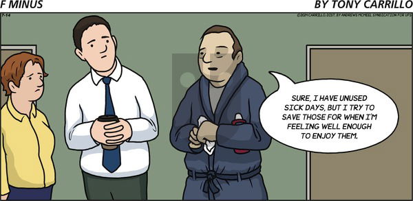F Minus - Sunday July 14, 2024 Comic Strip