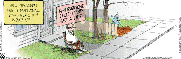 Non Sequitur - Wednesday November 7, 2012 Comic Strip