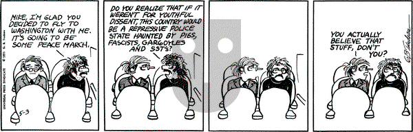 Doonesbury on Monday May 3, 1971 Comic Strip