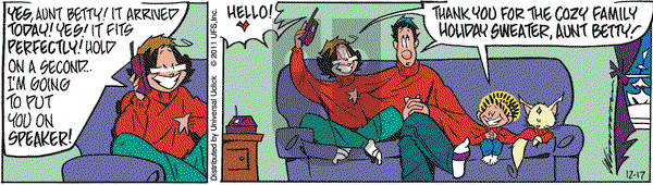 Rose is Rose on Saturday December 17, 2011 Comic Strip