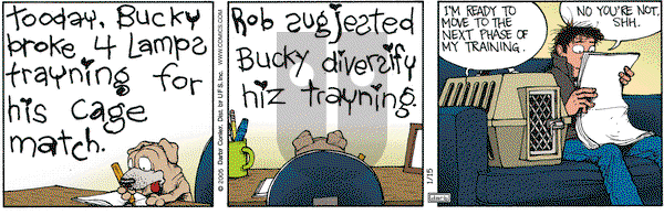 Get Fuzzy on Saturday January 15, 2005 Comic Strip