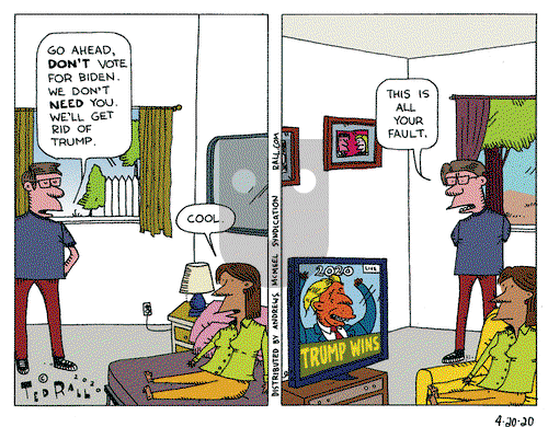 Ted Rall on Monday April 20, 2020 Comic Strip