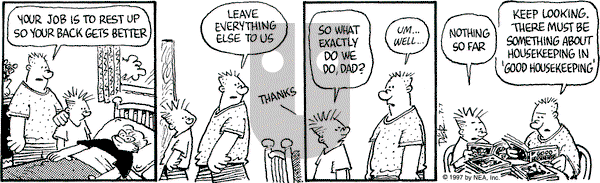 Betty on Monday July 7, 1997 Comic Strip