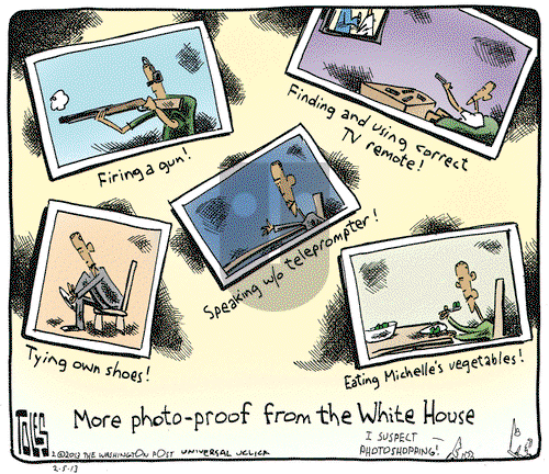 Tom Toles on Tuesday February 5, 2013 Comic Strip