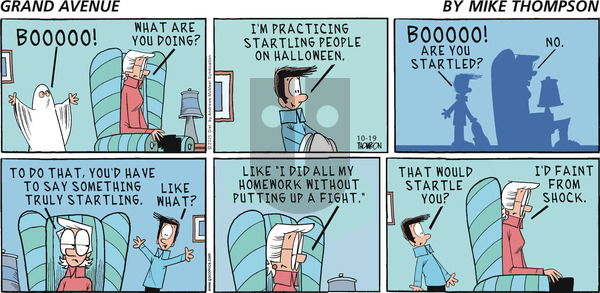 Grand Avenue on Sunday October 19, 2025 Comic Strip
