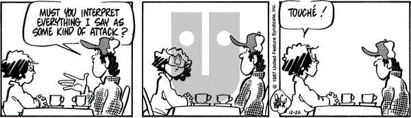 Rose is Rose on Saturday December 26, 1987 Comic Strip