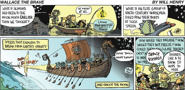 Wallace the Brave - Sunday March 27, 2022 Comic Strip