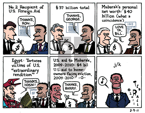 Ted Rall on Wednesday February 9, 2011 Comic Strip