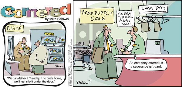 Cornered on Sunday March 1, 2009 Comic Strip