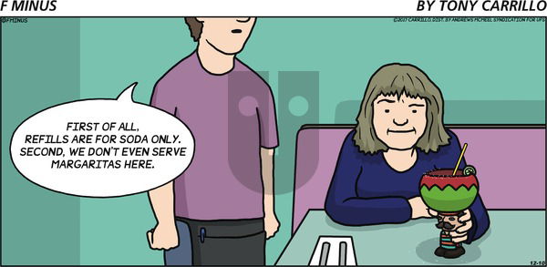 F Minus on Sunday December 10, 2017 Comic Strip
