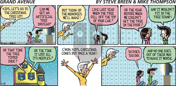 Grand Avenue on Sunday November 25, 2012 Comic Strip
