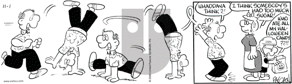 Drabble on Wednesday November 1, 2000 Comic Strip