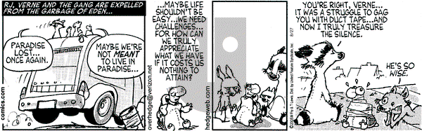 Over the Hedge on Saturday August 27, 2005 Comic Strip
