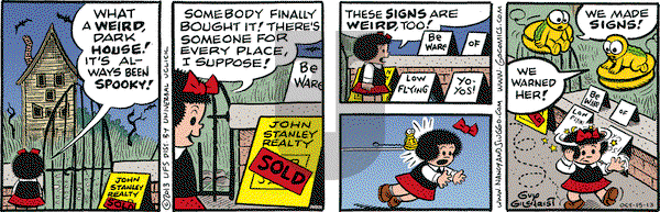 Nancy on Tuesday October 15, 2013 Comic Strip